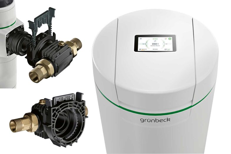 Kein Werkzeug? Kein Problem!: Hartes Wasser kann auf Dauer zu Ablagerungen in Leitungen, Geräten und Armaturen führen. Systeme wie die «softliQ»-Anlagen von Grünbeck setzen auf Ionenaustausch und passen ihre Leistung laufend an den tatsächlichen Verbrauch im Haushalt an. So entsteht gleichmässig enthärtetes Wasser, das Installationen schont und den Pflegeaufwand reduziert. Ergänzend erleichtert das «cliQlock»-System die Montage: Die Module lassen sich mit wenigen Handgriffen verbinden, oft ohne klassisches Verschrauben. Dadurch können Anlagen schneller eingebaut und bei Bedarf später erweitert oder nachgerüstet werden – auch bei bestehenden Geräten. Grünbeck Wasseraufbereitung Schweiz GmbH, www.gruenbeck.ch