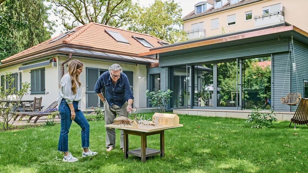 Nachverdichtung mit Anbau