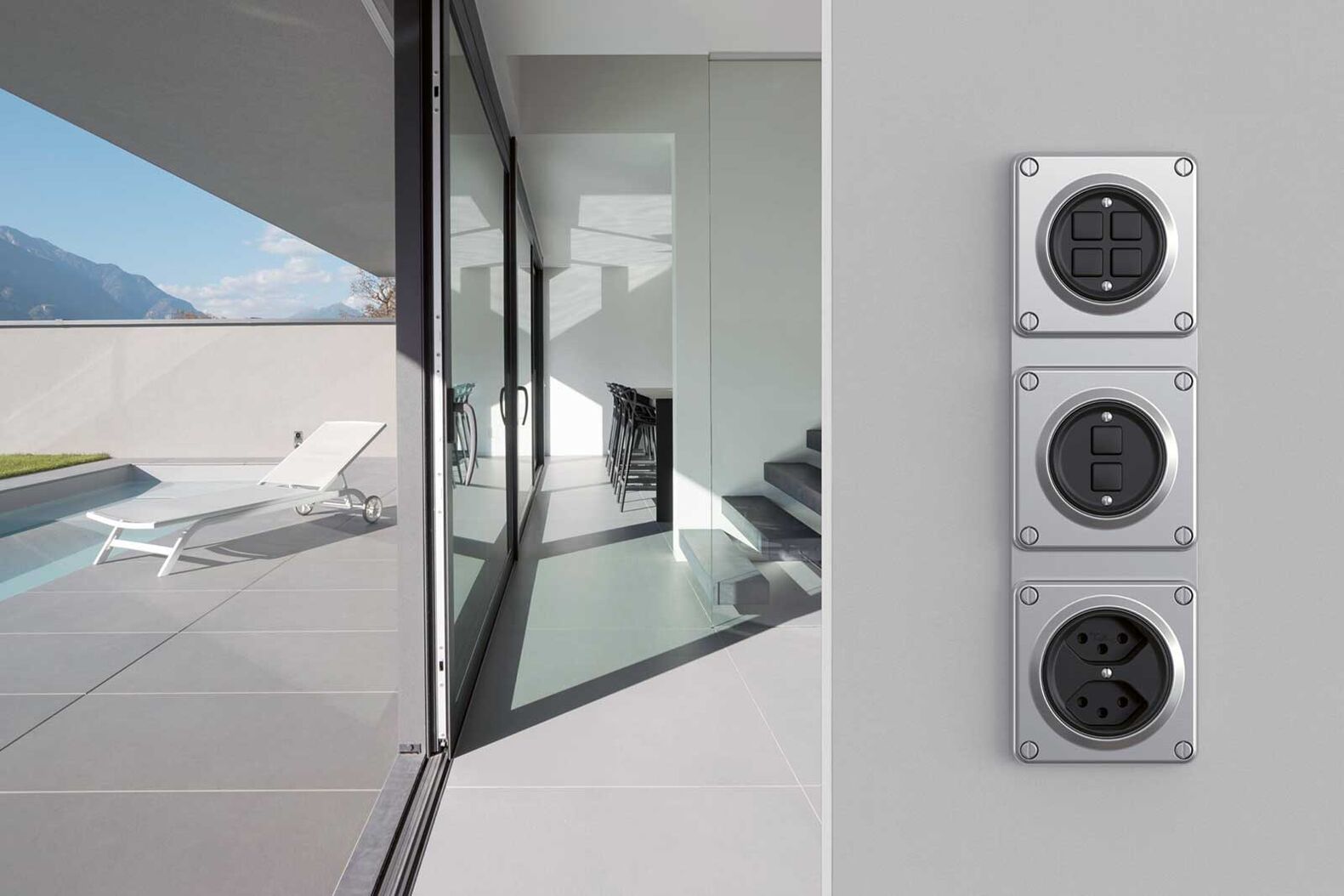 Robuste Ästhetik: Mit der Designlinie «Feller Element» hat die führende Schweizer Technologiepartnerin für die Elektroinstallationsbranche die Jury des Design Preis Schweiz 2025 überzeugt. Die Fachjury würdigte insbesondere die Kombination aus Robustheit, Vielseitigkeit und gestalterischer Qualität. Die prämierte Designlinie steht für technische Präzision und vielseitige Einsatzmöglichkeiten. Die aus kugelpoliertem Aluminiumguss erstellten Objekte eignen sich für anspruchsvolle Innen- und Aussenanlagen. Mit über 140 Funktionen, wie beispielsweise Bewegungsmeldern oder USB-Steckdosen sowie die Integration in Wiser by Feller und KNX, bietet «Feller Element» eine zukunftsorientierte Lösung für moderne Elektroinstallationen. Die hohe Schutzart (IP20/IP55) und die Stossfestigkeit nach IK08 machen das Sortiment zu einem Statement für langlebige, smarte Gestaltung. www.feller.ch