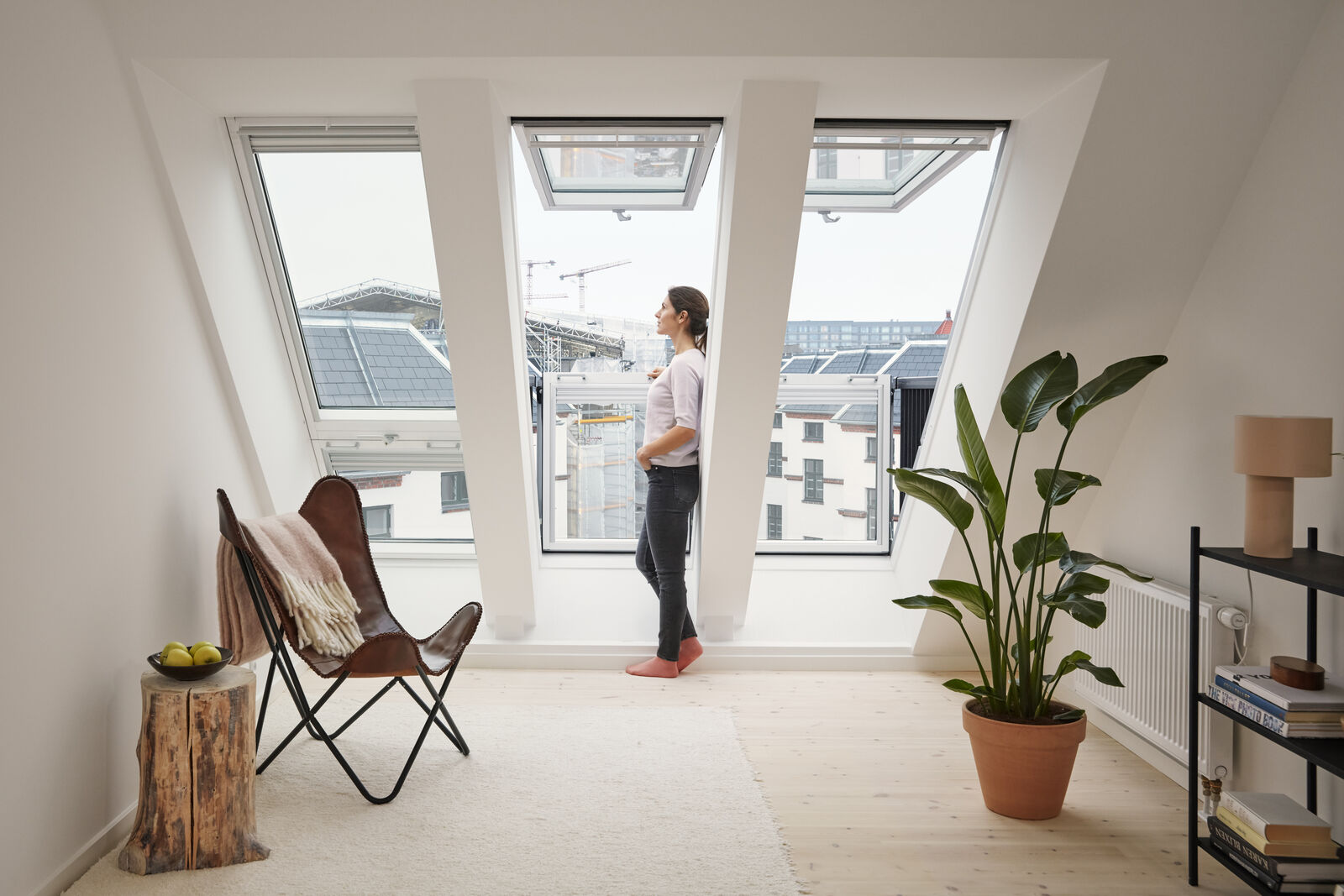 Mit der Gaubenlösung «Espace» wird Stehhöhe im Wohnraum gewonnen und bietet damit eine attraktive Alternative für die Belichtung des Dachgeschosses.