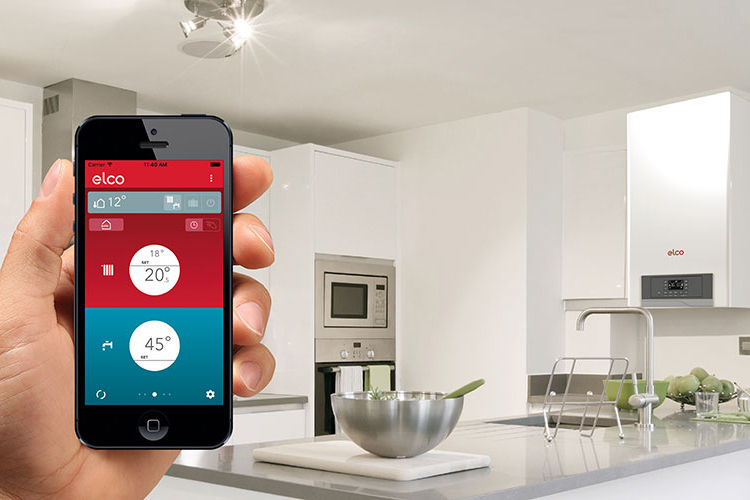 Smartphone-App «Remocon Net» von Elcotherm AG.