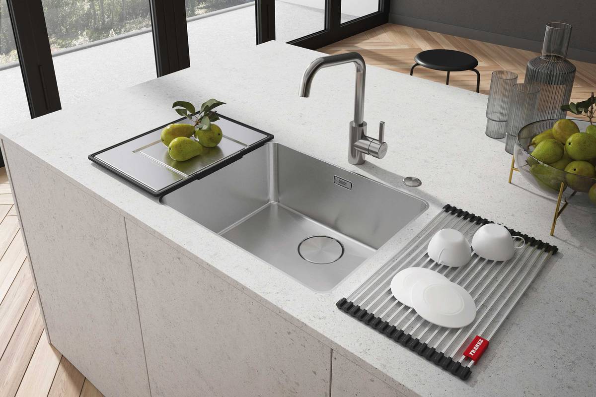 Die «Mythos»-Becken von Franke wurden mit dem iF-Desgn Award 2020 ausgezeichnet. Ihre geradlinige und  klare Designsprache hat überzeugt. Sie wirken filigran und elegant. Franke.